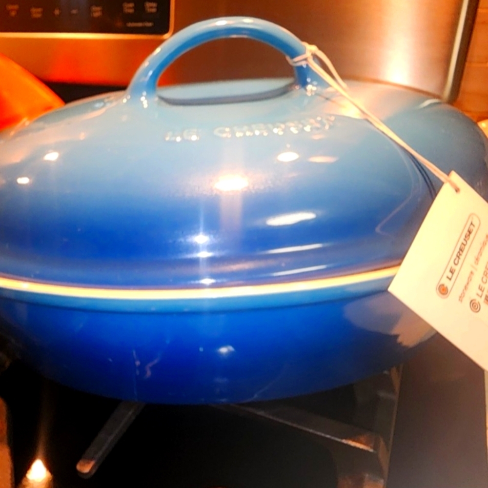 Le Creuset Marseille Blue Cast Iron Casserole Dish